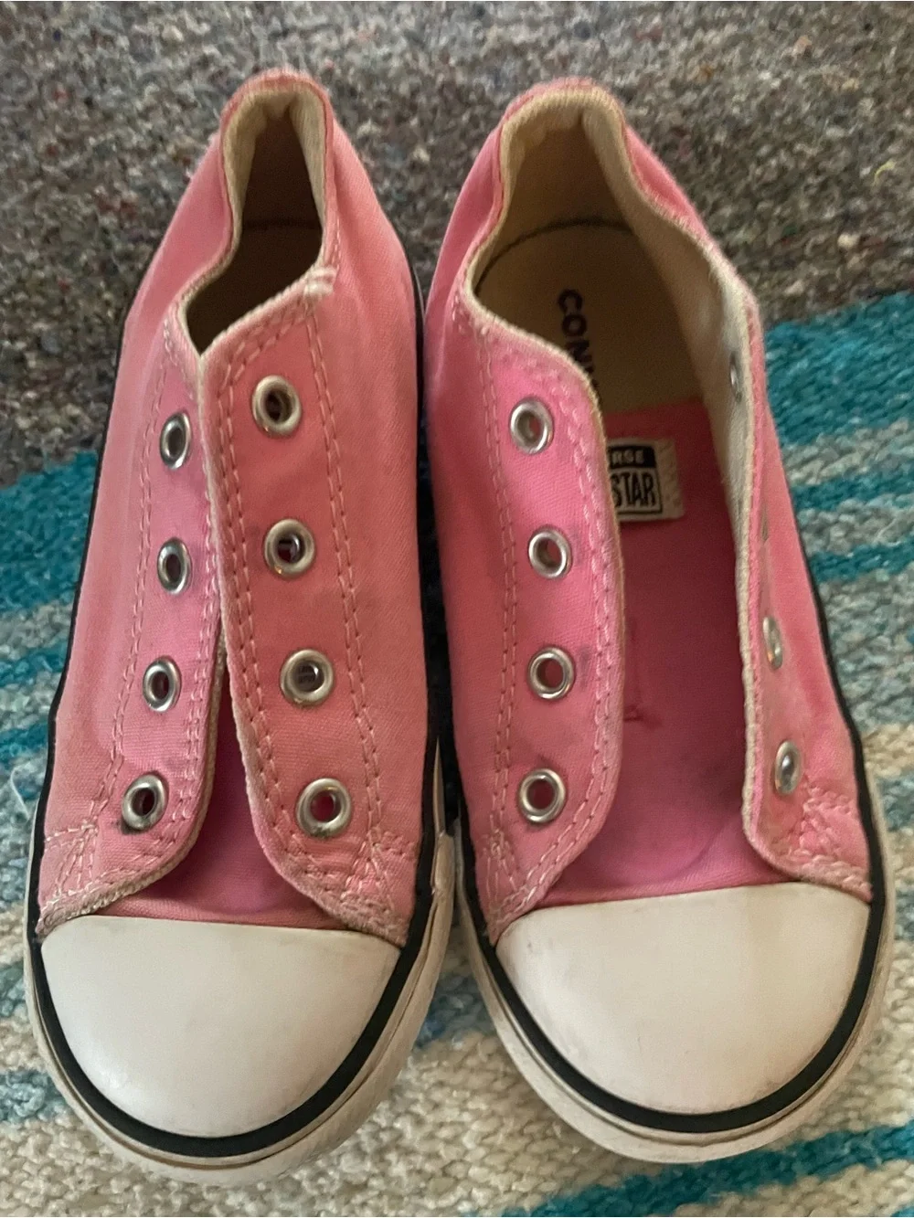 Converse pink canvas